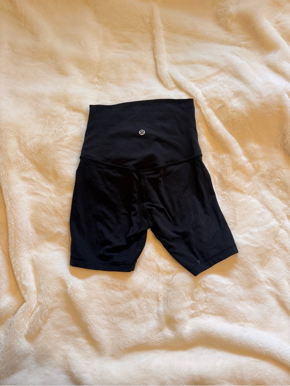 lululemon athletica Black High-Rise Bike Shorts
